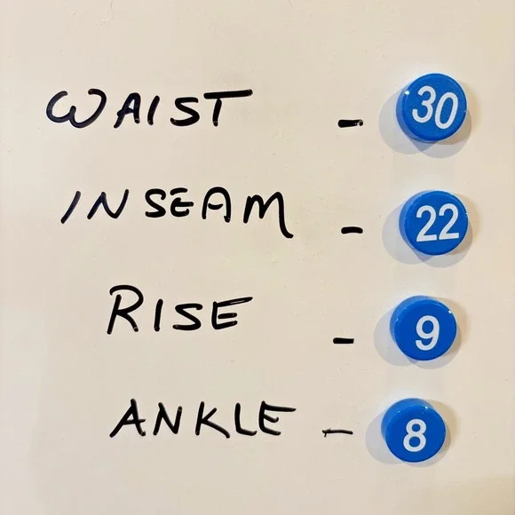 Jag Jeans Womens Size 8 (Fits 30x22) White Jeans Classic Fit Stretch Crop - Picture 2 of 14